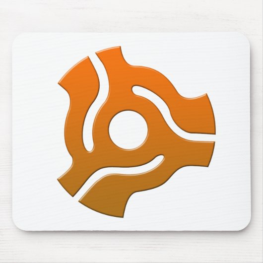 45-adapter - Platenspeler Vinyl Record DJ Disk Joc Muismat (Voorkant)