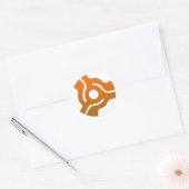 45-adapter - Platenspeler Vinyl Record DJ Disk Joc Ronde Sticker (Envelop)