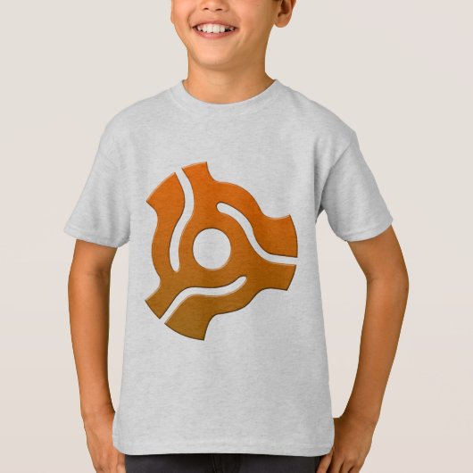 45-adapter - Platenspeler Vinyl Record DJ Disk Joc T-shirt (Voorkant)