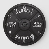 45 Barbell Clock Grote Klok (Voorkant)