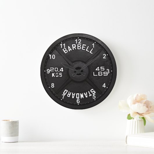 45 Barbell Clock Grote Klok (Huis)