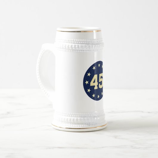 "45" BEER STEIN BIERPUL (Voorkant links)