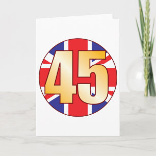 45 Brits Goud Kaart