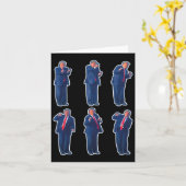 45 Dance Donald Trump 47e President Trump 1 Kaart (Gele Bloem)