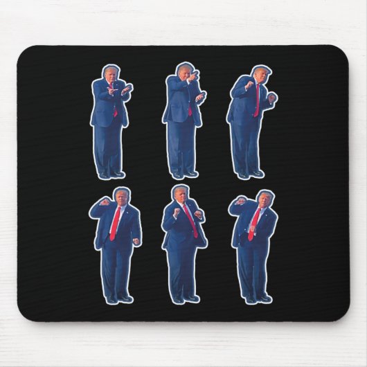 45 Dance Donald Trump 47e President Trump 1 Muismat (Voorkant)
