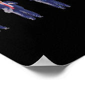 45 Dance President Donald J Trump 2024 Nooit zeker Poster (Hoek)