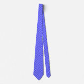 45 Deg Blue en White lines Stropdas (Voorkant)