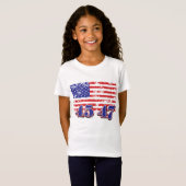 45 en 47 President Trump T-shirt (Voorkant volledig)