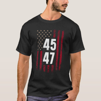 45 en 47 Trump 2024 Trendy Patriottische Amerikaan T-shirt