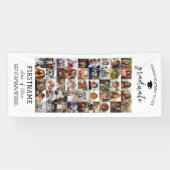 45 Foto Collage Afstuderen Modern Minimaal Wit Spandoek (Horizontaal)