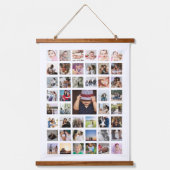 45 Foto-collage gepersonaliseerd Hangend Wandkleed (Voorkant)