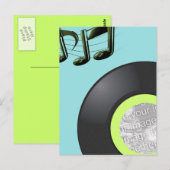 45 FOTO LIJST UITNODIGEN BRIEFKAART (Voorkant / Achterkant)