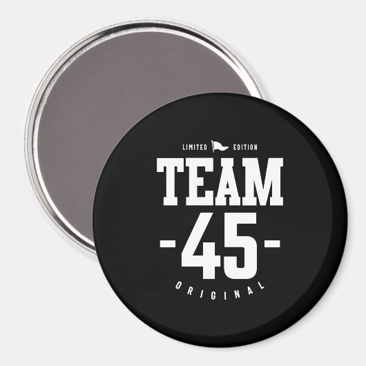 45 jaar - 45e verjaardag Funny Gift Magneet (Voorkant / Achterkant)