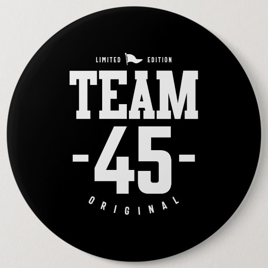 45 jaar - 45e verjaardag Funny Gift Ronde Button 6,0 Cm (Voorkant)