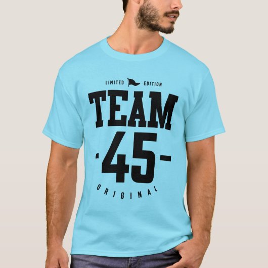 45 jaar - 45e verjaardag Funny Gift T-shirt (Voorkant)