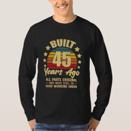 45 jaar geleden Alle onderdelen origineel 45ste ve T-shirt