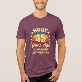 45 jaar geleden Alle onderdelen origineel 45ste ve Tri-Blend Shirt