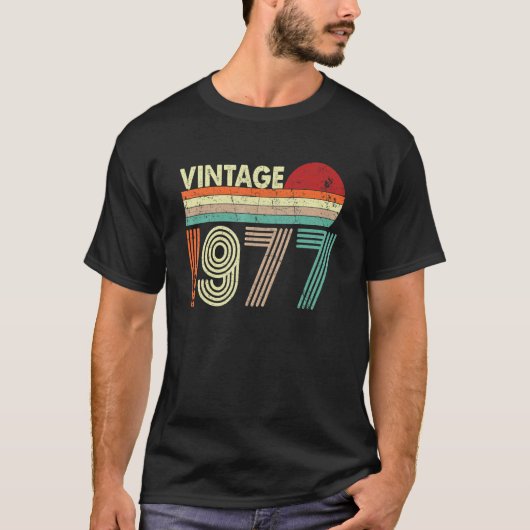 45 Jaar Oud 1977 45e Dag T-shirt (Voorkant)