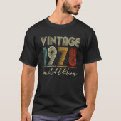 45 Jaar Oud  1978 45e Dag T-shirt (Voorkant)