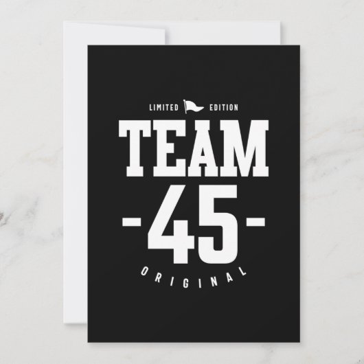 45 Jaar Oud - 45ste Verjaardag Grappig Cadeau Kaart (Voorkant)