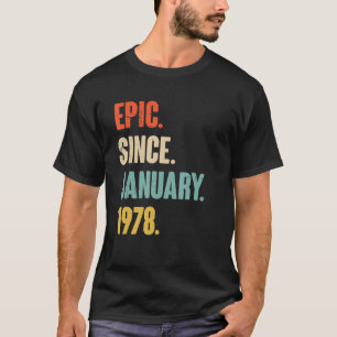45 Jaar Oud Vintage 1978 Verjaardag 45e Decoratie T-shirt