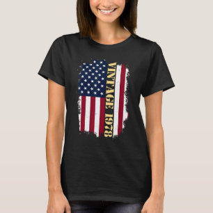 45 jaar oude Amerikaanse vlag 1978 Amerikaanse vl T-shirt