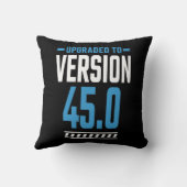 45 jaar oude bruistocht kussen (Achterkant)