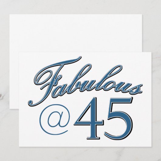 45 jaar oude design (Voorkant / Achterkant)