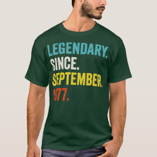 45 jaar oude legendaris sinds september 1977 45e e t-shirt