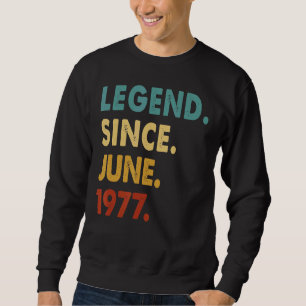 45 jaar oude legering sinds juni 1977 45e verjaard trui