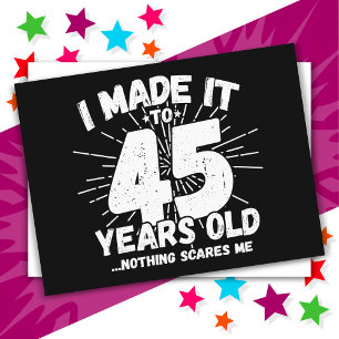 45 Jaar Oude Sarcastische Meme Grappige 45e Verjaa Briefkaart