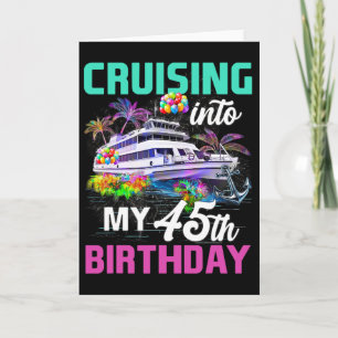 45 Jaar Oude Verjaardag Cruise Cruising Naar Mijn Kaart