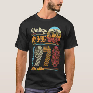 45 jaar Oude verjaardag november 1978 Vrouwen T-shirt