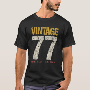45 jaar oude Vintage 1977 45e verjaardag T-shirt