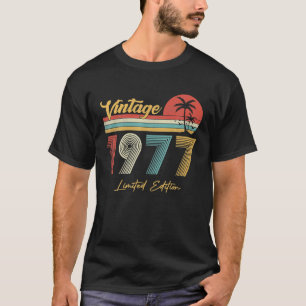 45 jaar oude Vintage 1977 Limited Edition 45th T-shirt