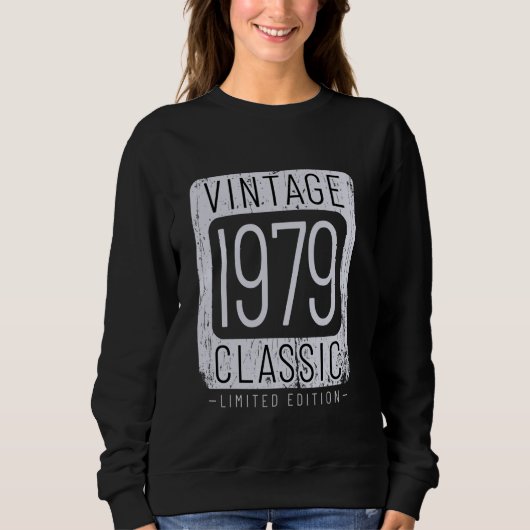 45 jaar oude Vintage 1979 45e verjaardag Trui (Voorkant)