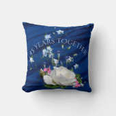 45 jaar samen het witte Jubileum van Rozen Kussen (Voorkant)