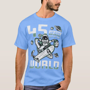 45 jaar van deze wereld, 45e verjaardag skater A T-shirt