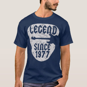 45-jarige gitarist geboren in 1977 45e verjaardag t-shirt
