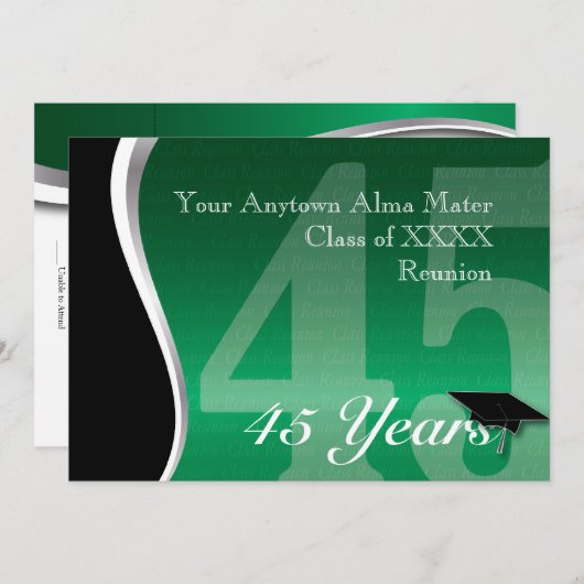  45-jarige vakbond kaart (Voorkant / Achterkant)