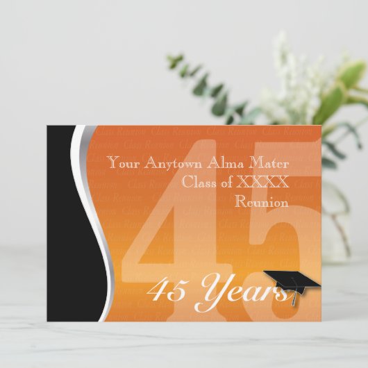  45-jarige vakbond kaart (Staand voorkant)