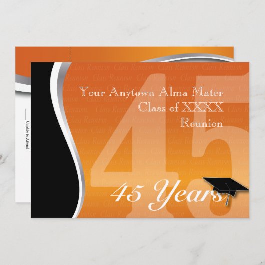  45-jarige vakbond kaart (Voorkant / Achterkant)