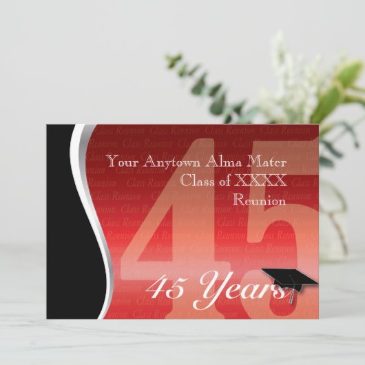 45-jarige vakbond kaart (Staand voorkant)