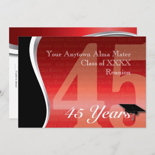 45-jarige vakbond kaart (Voorkant / Achterkant)