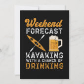 45.Kayaking Weekend Forecast Kayaking With A Chanc Save The Date (Voorkant)