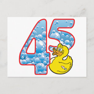 45 Leeftijd Eend Briefkaart