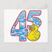 45 Leeftijd Eend Briefkaart (Voorkant)