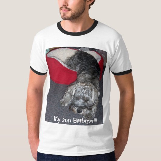 45, mijn zoon Baltazar!!! T-shirt (Voorkant)