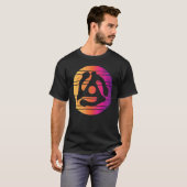 45 Muziek Opname Adapter 60s 70s T-shirt (Voorkant volledig)