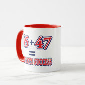 45 Plus 47 is succes Mok (Voorkant links)